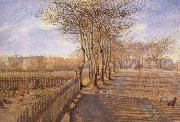 Theodor Esbern Philipsen A Lane at Kastrup oil painting